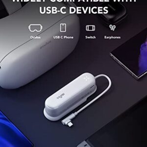 VIYISI Battery Pack for Oculus Quest 2, 5000mAh Portable Charger for Meta Quest, Power Bank for VR Accessories Extend Extra 2-4 Playtime