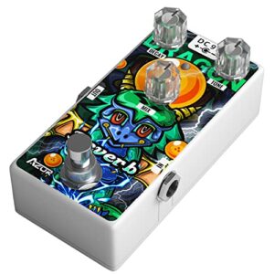 AZOR Reverb Guitar Pedal Dragon Pure Reverb Guitar Effect Pedal for Electric Guitar AP509