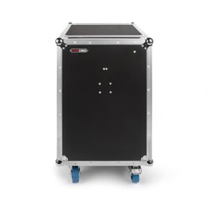 Gator Cases G-TOUR Touring Style ATA Road Rack Case with Dual Fold-Out Side Tables & Casters; 16U Rack (GTOUR16U-TBL)