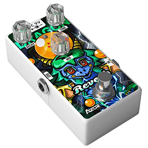 AZOR Reverb Guitar Pedal Dragon Pure Reverb Guitar Effect Pedal for Electric Guitar AP509