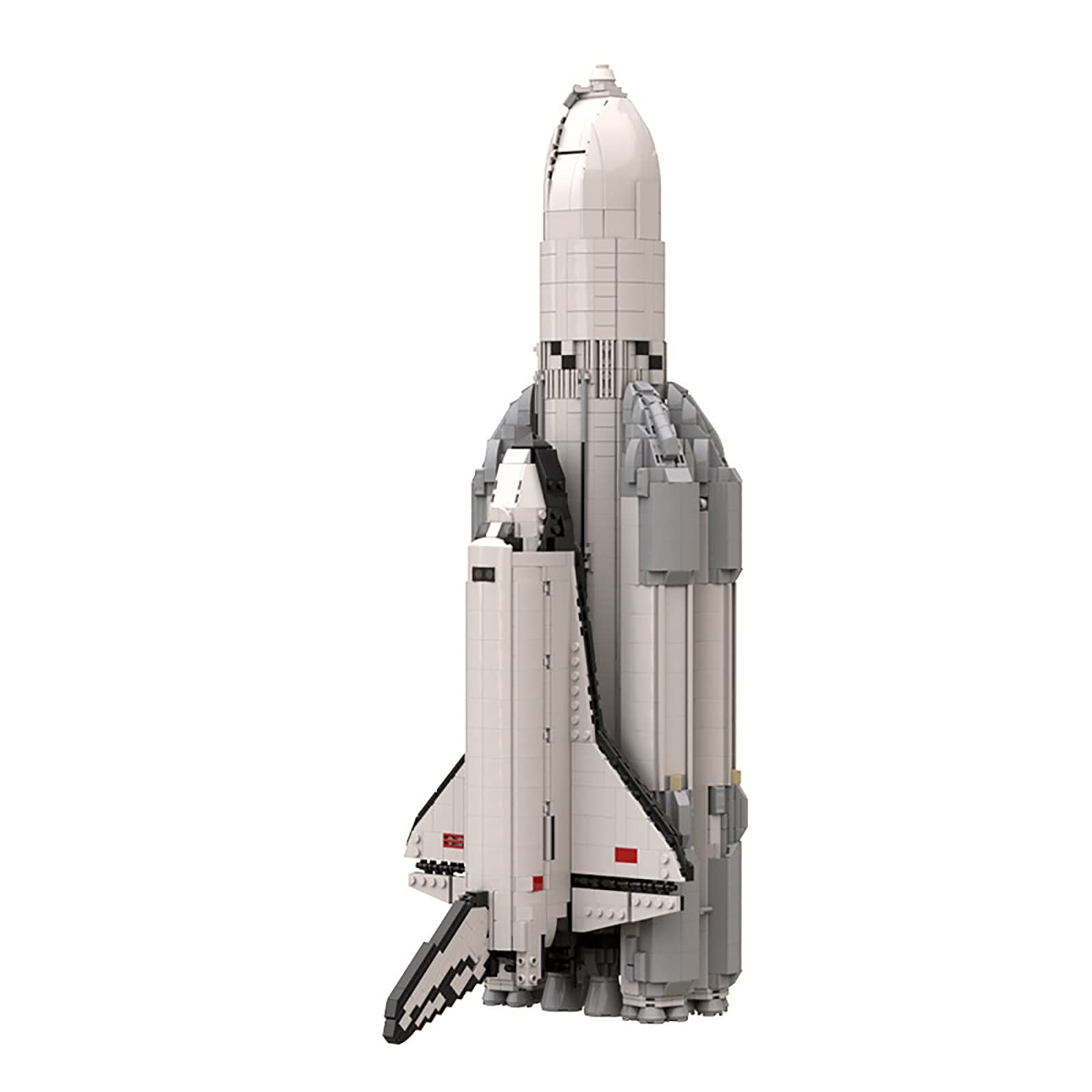 Space Series Launch Vehicles The Space Shuttle Buran Building Blocks Set Rocket Model Science Building Kit DIY Construction Toy Gifts, 3844 Pcs, 23.2 x 21 x 53.6 cm