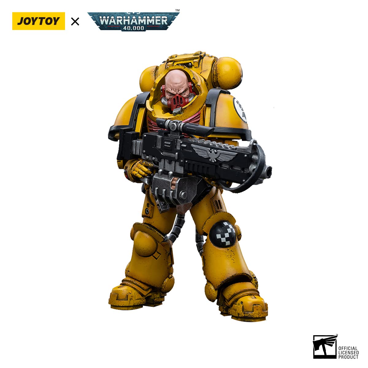 JOYTOY 1/18 Action Figures Warhammer 40K Joy Toy Mecha Model Toys Imperial Fists Heavy Intercessor Rogfried Pertanal