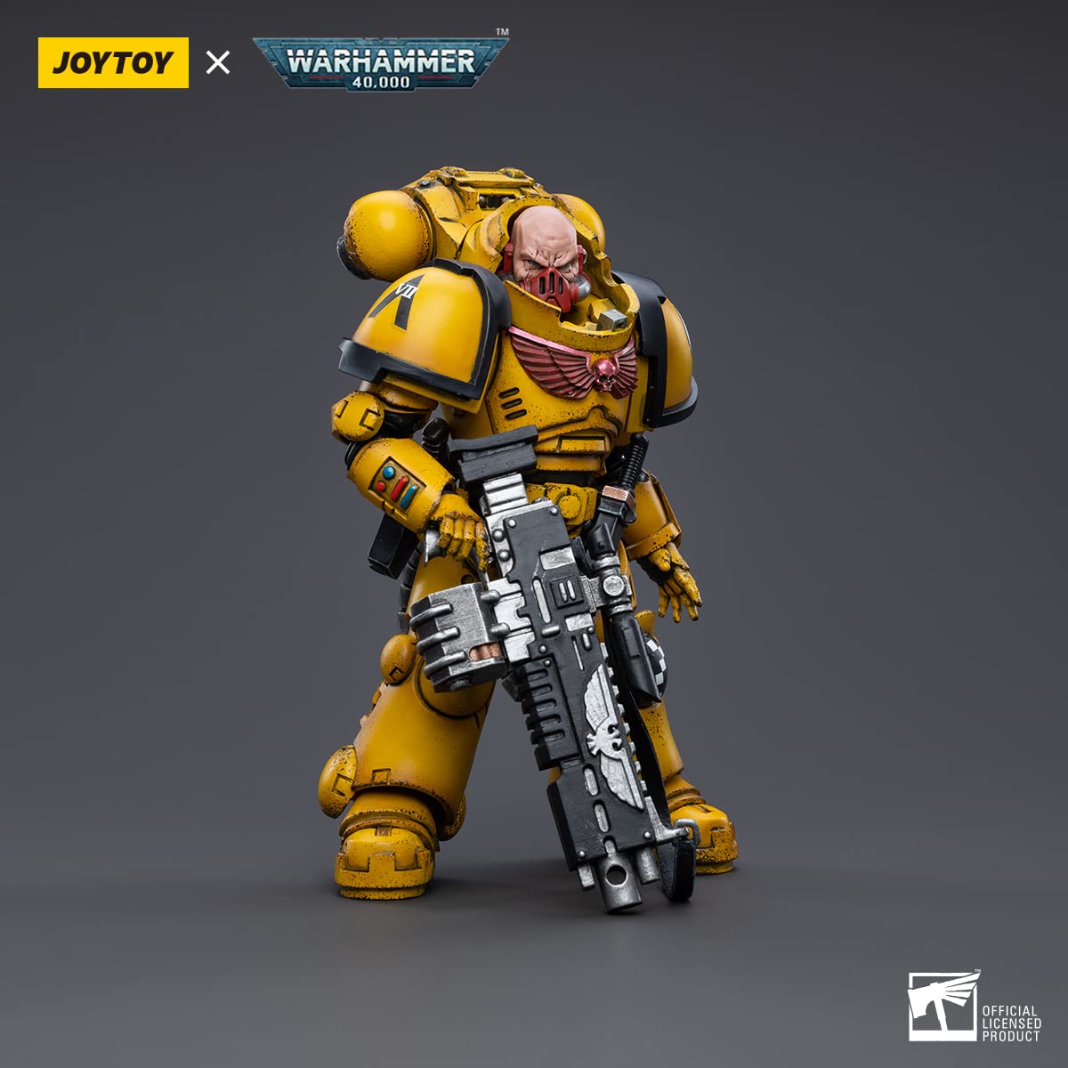 JOYTOY 1/18 Action Figures Warhammer 40K Joy Toy Mecha Model Toys Imperial Fists Heavy Intercessor Rogfried Pertanal