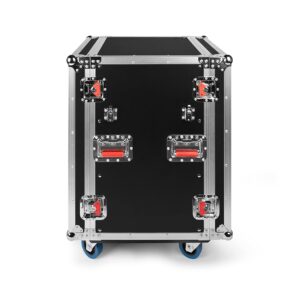 Gator Cases G-TOUR Touring Style ATA Road Rack Case with Dual Fold-Out Side Tables & Casters; 16U Rack (GTOUR16U-TBL)