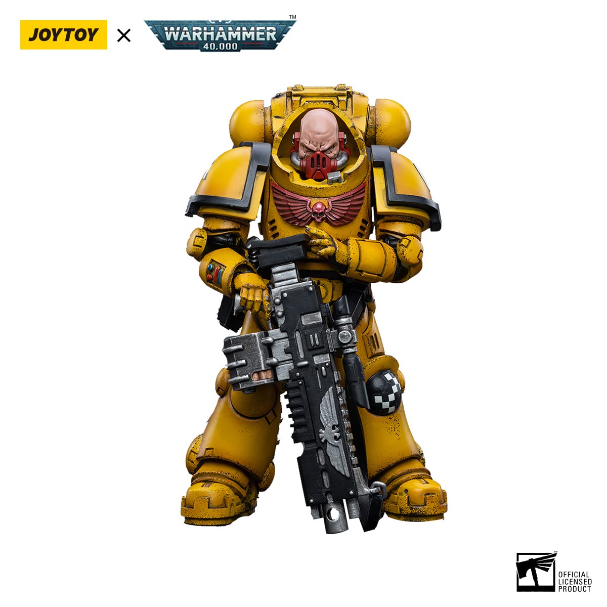 JOYTOY 1/18 Action Figures Warhammer 40K Joy Toy Mecha Model Toys Imperial Fists Heavy Intercessor Rogfried Pertanal