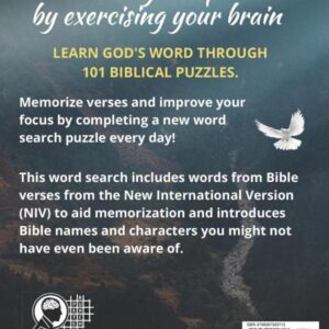 BIBLE VERSE Word Search 2000+ Words for Adults and Seniors. LARGE PRINT: This gift will keep your mind active and feed it with positive thoughts. Relaxing Big Font Word find Puzzles (Wordsearch Book)