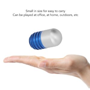 Fidget Slider, Metal Fingertip Toy Capsule Shaped Relieve Anxiety Improve Finger Flexibility Decompression Toy