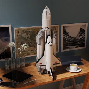 Space Series Launch Vehicles The Space Shuttle Buran Building Blocks Set Rocket Model Science Building Kit DIY Construction Toy Gifts, 3844 Pcs, 23.2 x 21 x 53.6 cm