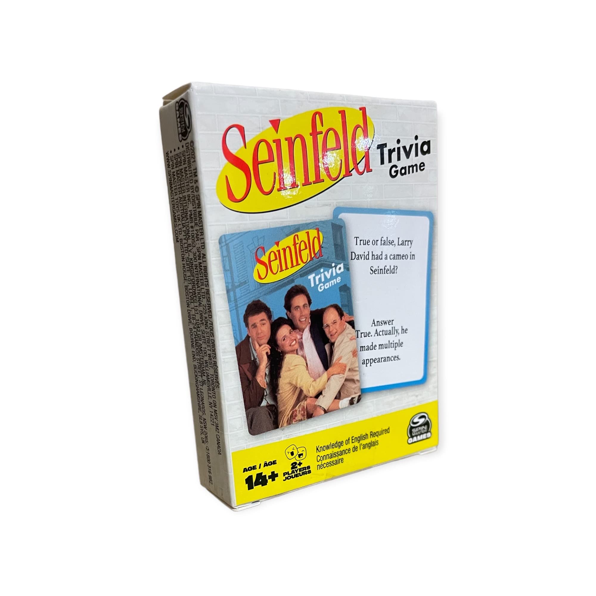 Spin Master Seinfeld Trivia Game