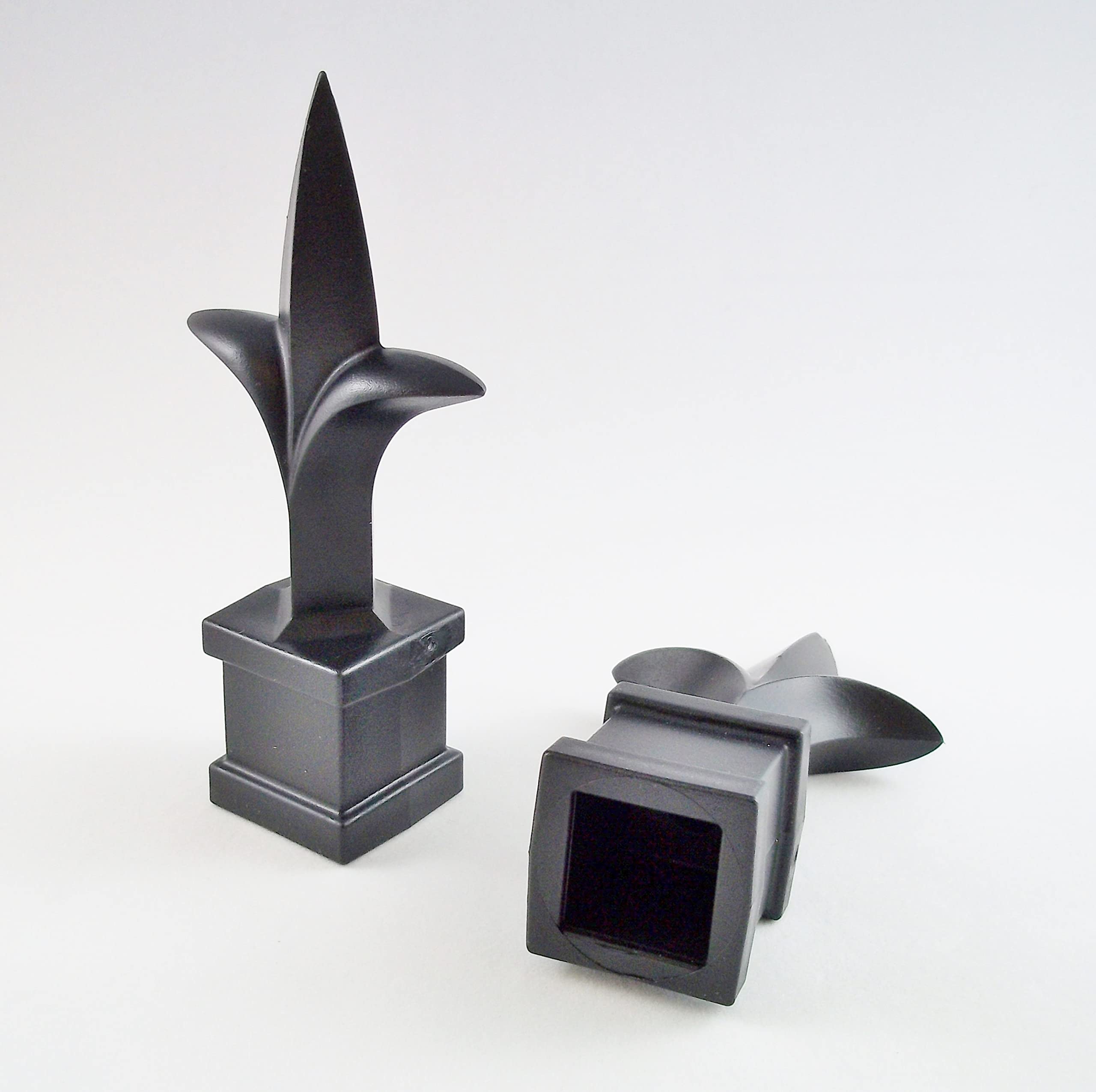 Retrospec Creations 100 Each for 3/4" Plastic Finial Tops for Iron Picket Fence Triad Spear - #50-34