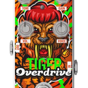 AZOR Overdrive Guitar Pedal, Analog Tiger Drive Effect Pedal for Electric Guitar True Bypass