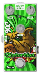 azor distortion guitar pedal rich overtones dog distortion analog effect pedal for electric guitar true bypass ap507