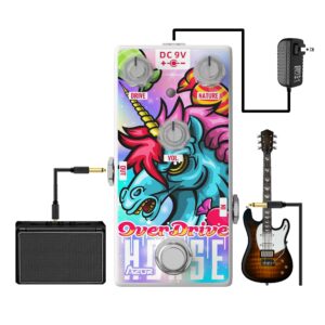 AZOR Overdrive Guitar Pedal Horse Overdrive Analog Effect Pedal for Electric Guitar True Bypass AP504