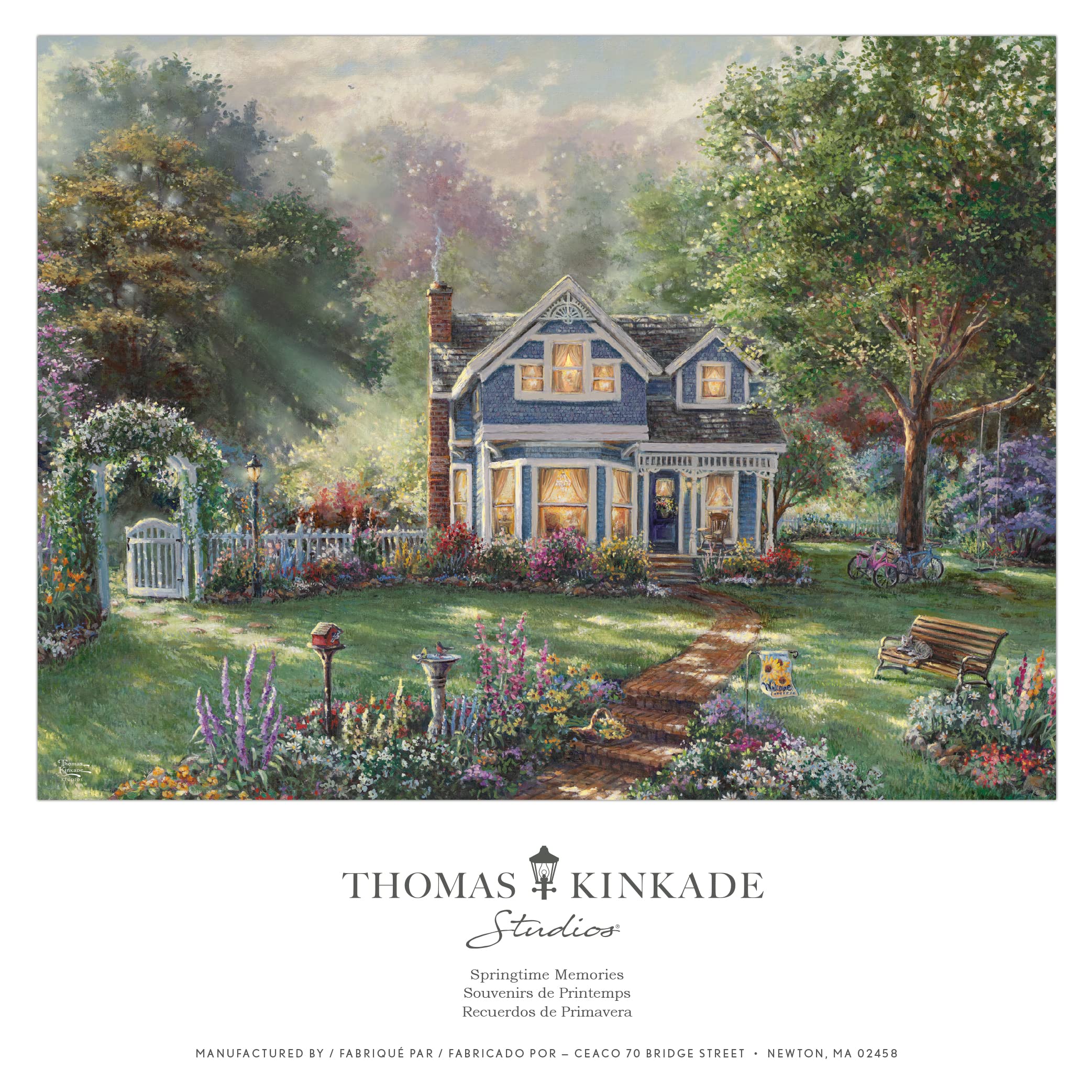 Ceaco - Thomas Kinkade - Inspirations - Springtime Memories - 300 Piece Jigsaw Puzzle