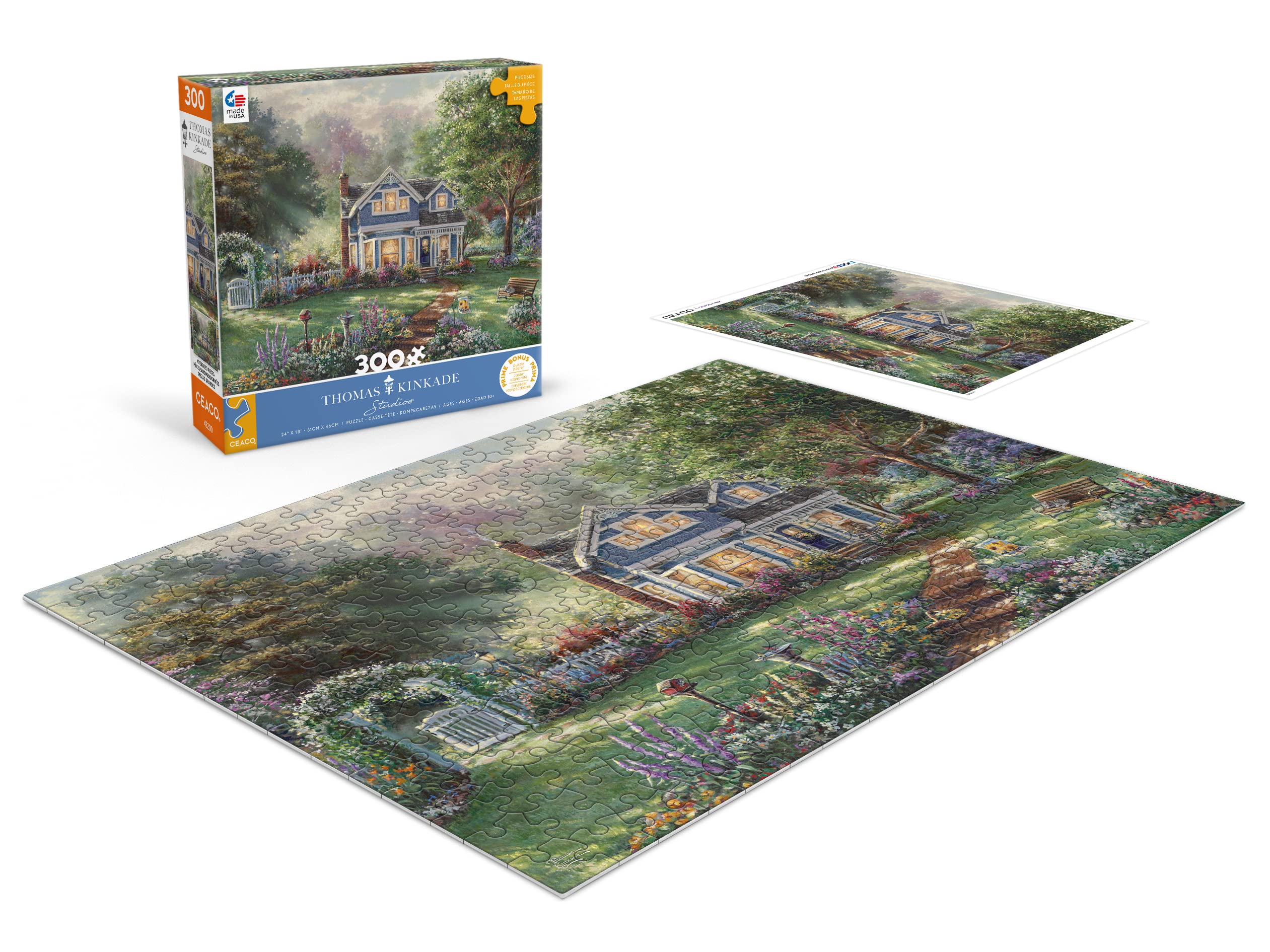 Ceaco - Thomas Kinkade - Inspirations - Springtime Memories - 300 Piece Jigsaw Puzzle