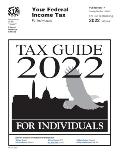 Your Federal Income Tax For Individuals (Publication 17): Tax Guide for Individuals