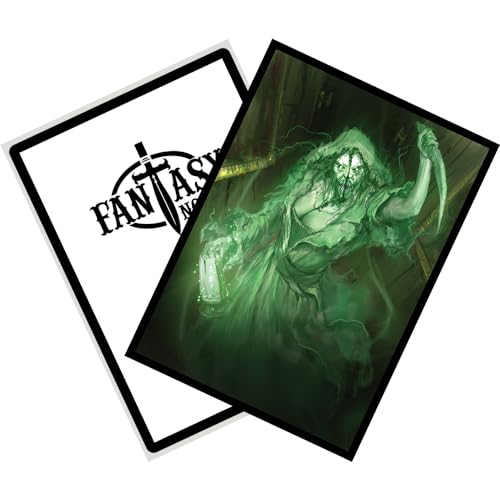 Fantasy North - Lady Donahue - Murderous Apparition – 100 Smooth Matte TCG Trading Card Sleeves - Fits Magic MTG Commander Pokemon and Other Card Games - Playing Card Sleeves