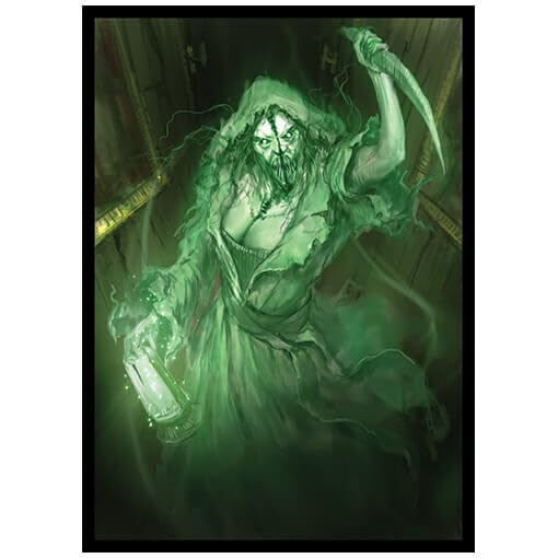 Fantasy North - Lady Donahue - Murderous Apparition – 100 Smooth Matte TCG Trading Card Sleeves - Fits Magic MTG Commander Pokemon and Other Card Games - Playing Card Sleeves