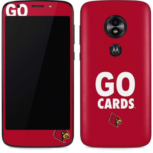 Skinit Decal Phone Skin Compatible with Moto E5 Play - Officially Licensed College Go Cards Design