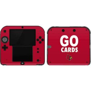 skinit decal gaming skin compatible with 2ds - officially licensed college go cards design