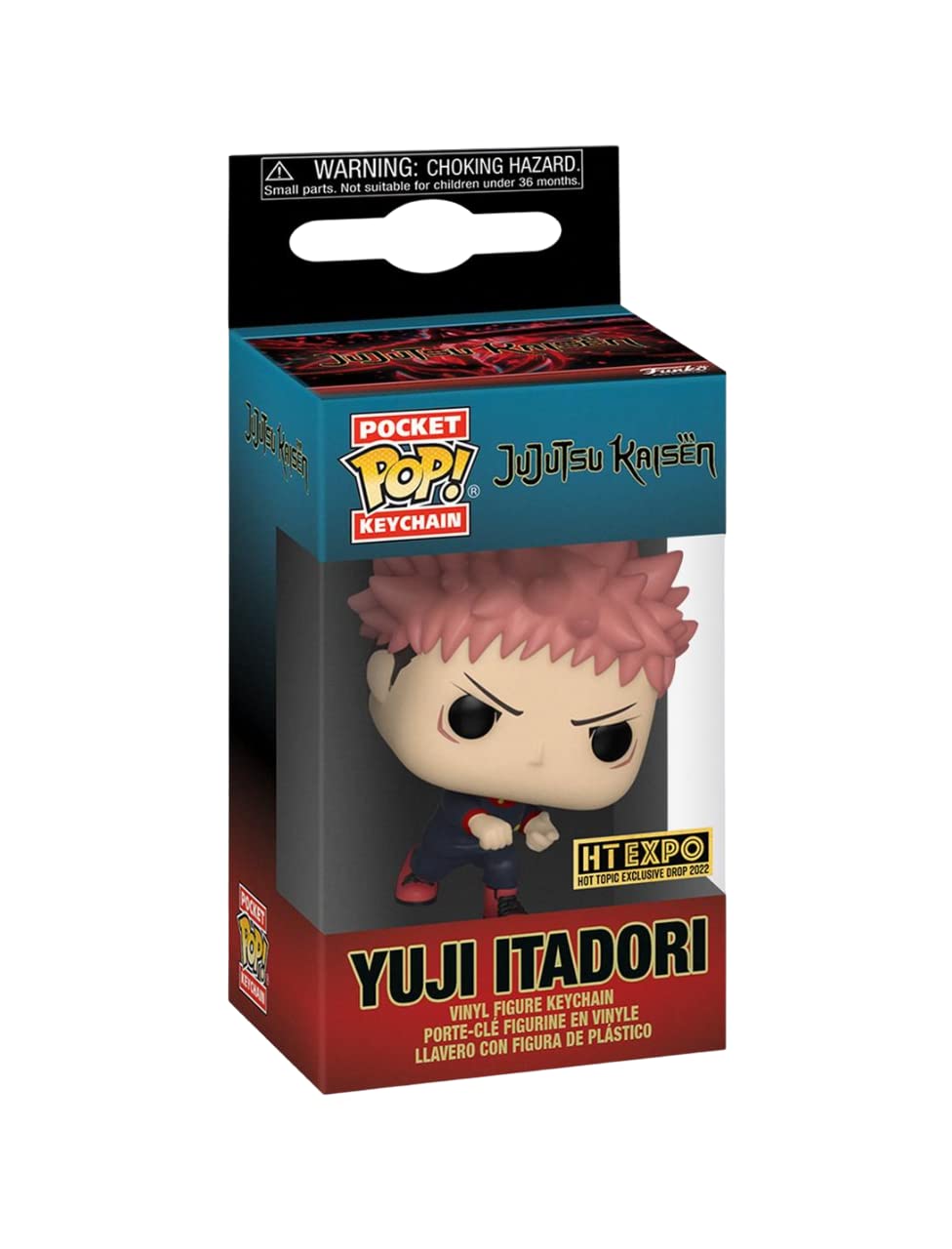 Funko Pocket POP! Jujutsu Kaisen - Yuji With Sukuna Keychain 2022 HT Expo Exclusive