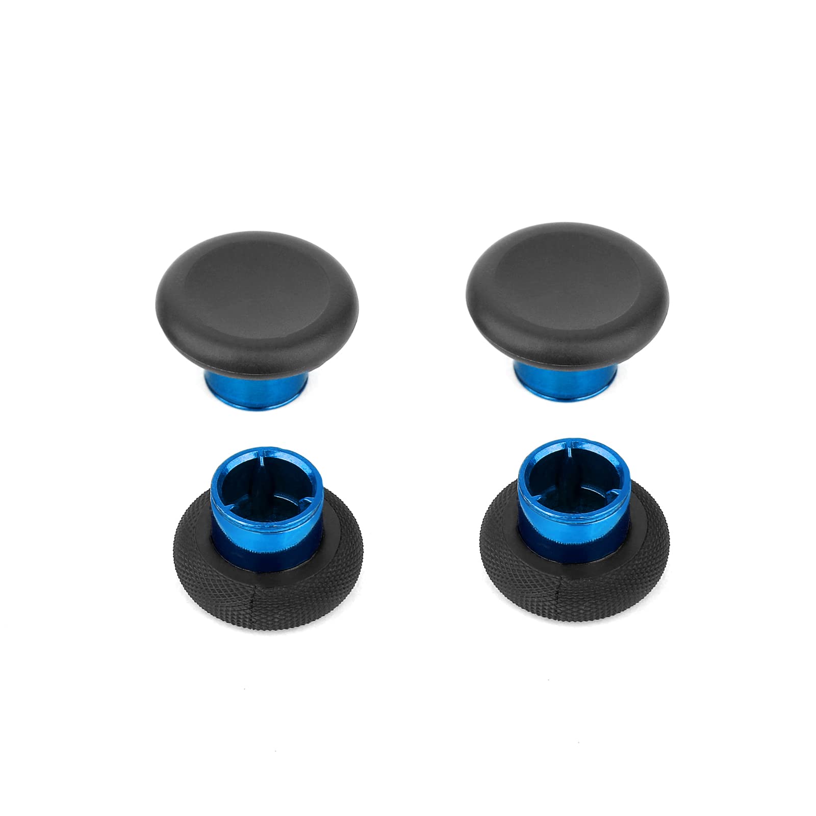 TOMSIN 13 in 1 Xbox Elite Series 2 Controller Accessories Replacement Pack,6 Metal Thumbsticks,2 D-Pads,4 Paddles and 1 Adjuster for Xbox Elite Controller Series 2 Core Accessory Parts(Blue)