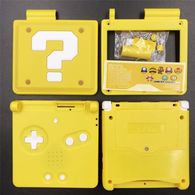 JMXLDS New Full Housing Shell Pack Case Cover with Buttons Sticker for Gameboy Advance SP GBA SP Console Limited Edition #7