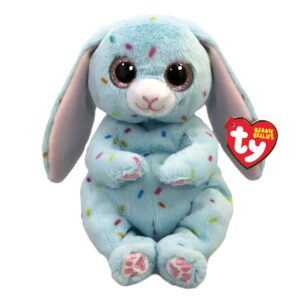 ty beanie bellie bluford - blue easter bunny 6/'', navy, child