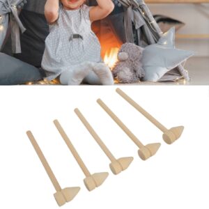 35Pcs Mini Wooden Hammer Hardwood Hammer Knockout Hammer Kids Toys Shell Cracker Accessories for Seafood Lobster Tool Leather Craft