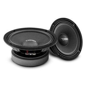 DS18 PRO-68XA 6.5” Special Edition 10th Anniversary Mid-Bass Loudspeaker 500 Watts Max 8-Ohms - Door Speakers for Car or Truck Stereo Sound System - 1 Speaker