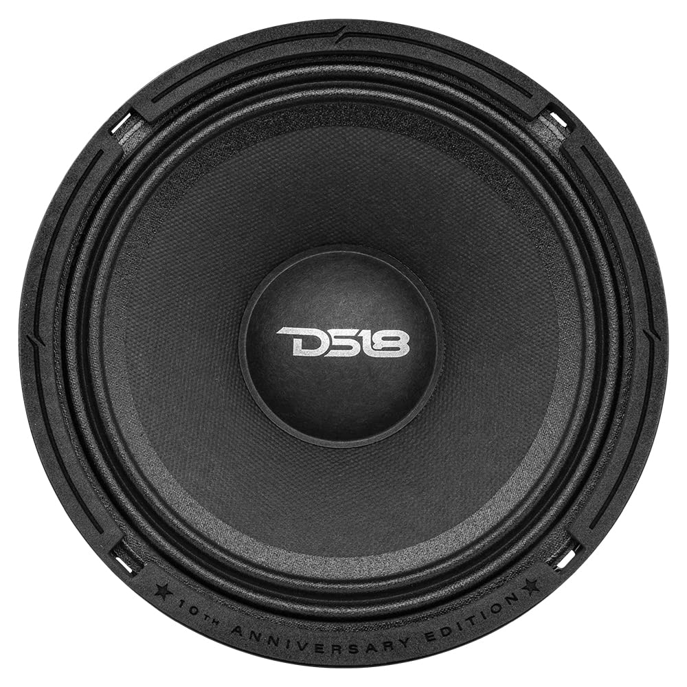 DS18 PRO-68XA 6.5” Special Edition 10th Anniversary Mid-Bass Loudspeaker 500 Watts Max 8-Ohms - Door Speakers for Car or Truck Stereo Sound System - 1 Speaker