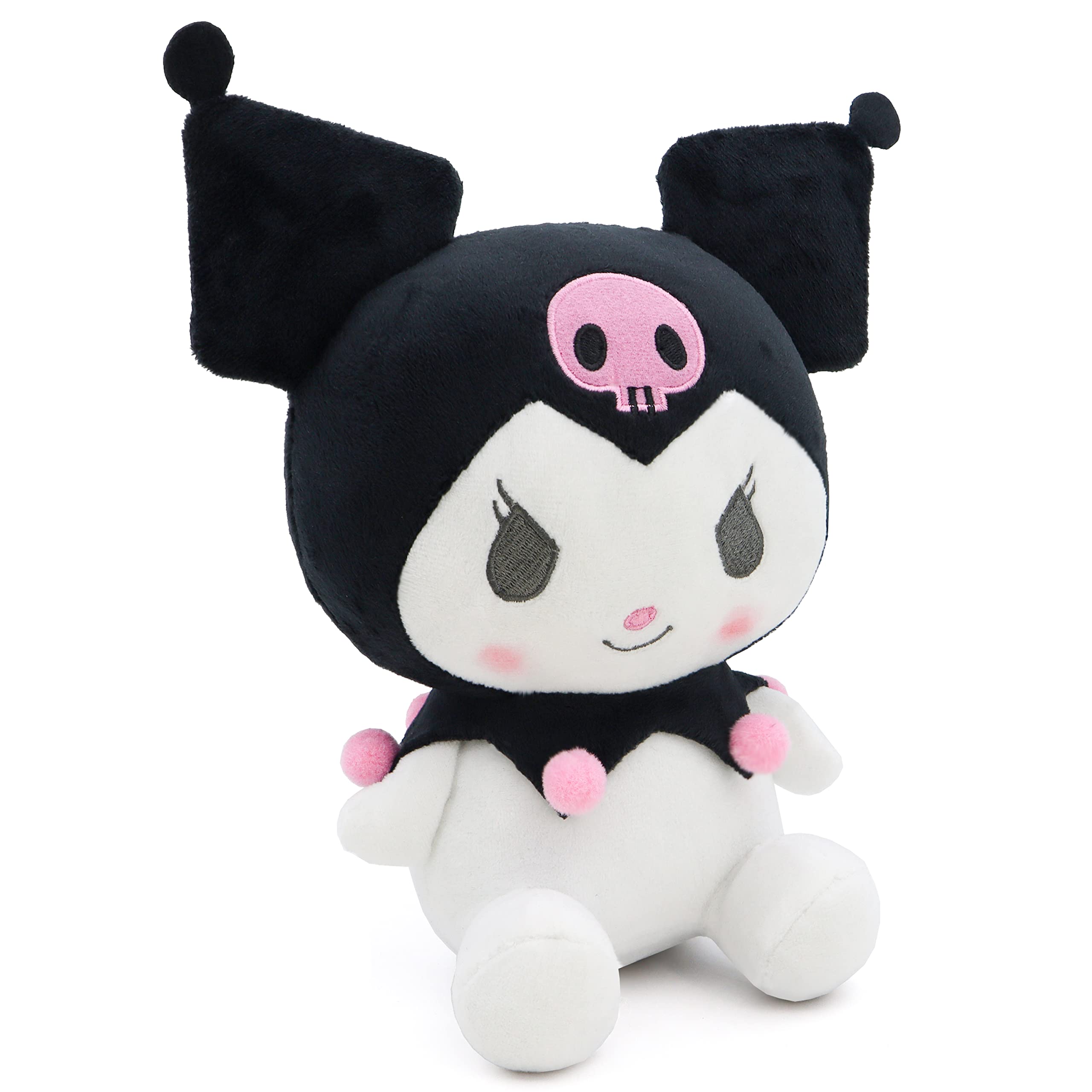 10" Cute Anime Plush Doll,Kawaii Cartoon Stuffed Plushie Toy,Gift for Children Girls Fans (Pink)