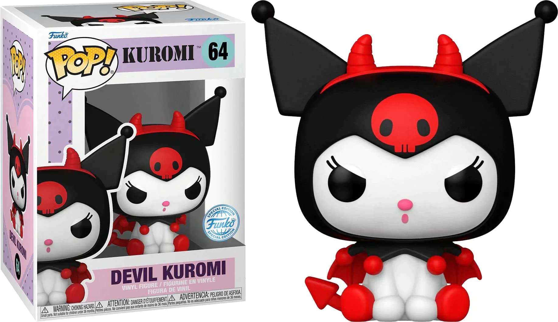 Funko POP! Animation: Sanrio - Devil Kuromi Hot Topic Expo 2022 Exclusive, Red