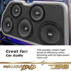 DS18 PRO-68XA 6.5” Special Edition 10th Anniversary Mid-Bass Loudspeaker 500 Watts Max 8-Ohms - Door Speakers for Car or Truck Stereo Sound System - 1 Speaker