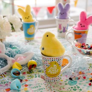 Animal Adventure Peeps Collectible 6" Peeps Plush and Mug Giftset Yellow Original Peep in a 15oz Mug