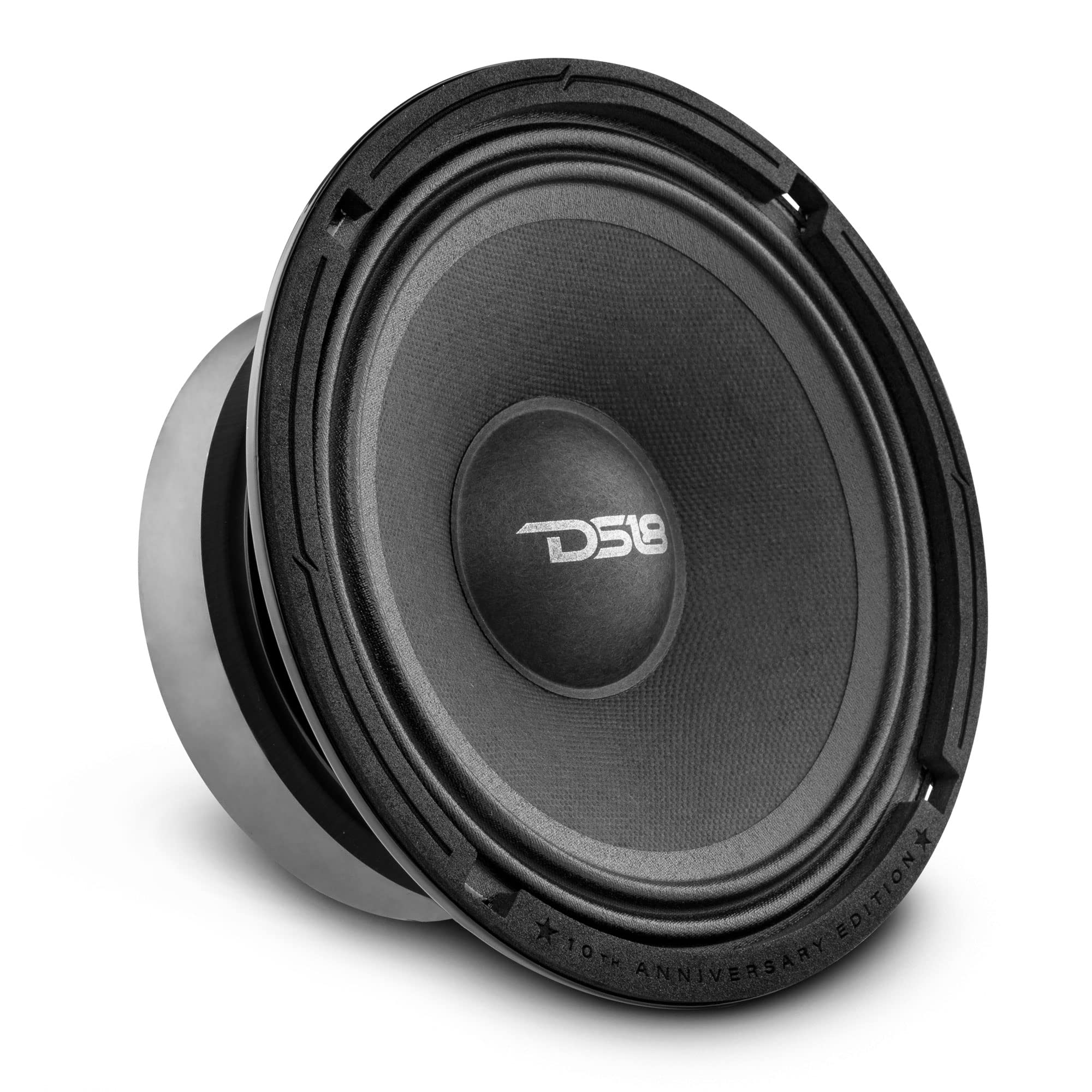 DS18 PRO-68XA 6.5” Special Edition 10th Anniversary Mid-Bass Loudspeaker 500 Watts Max 8-Ohms - Door Speakers for Car or Truck Stereo Sound System - 1 Speaker