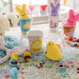 Animal Adventure Peeps Collectible 6" Peeps Plush and Mug Giftset Yellow Original Peep in a 15oz Mug