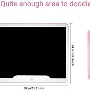 Toddler Toys for 3 4 5 6 7 Year Old Boys Girls Gifts, ScriMemo LCD Writing Tablet 15 Inch Kids Toys Doodle Pad, Reusable Drawing Board for Kids 3 4 5 6 7 8 9 Year Old Boy Girl Birthday Gifts (Pink)