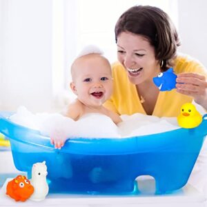 12 Pcs Prefilled Easter Eggs Baby Bath Toys Light up Bath Toys Floating Bathtub Toys Bathtime Toys Bath Light up Toys for Kids Toddler Birthday Easter Party Classroom Prize Supplies(Various Animals)