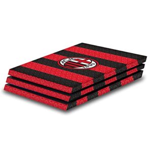 Head Case Designs Officially Licensed AC Milan Home 2020/21 Crest Kit Vinyl Sticker Gaming Skin Decal Cover Compatible with Sony Playstation 4 PS4 Pro Console