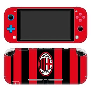 head case designs officially licensed ac milan home 2021/22 crest kit vinyl sticker gaming skin decal cover compatible with nintendo switch lite