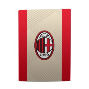 Head Case Designs Officially Licensed AC Milan Away 2021/22 Crest Kit Vinyl Faceplate Sticker Gaming Skin Decal Cover Compatible with Sony Playstation 5 PS5 Digital Edition Console