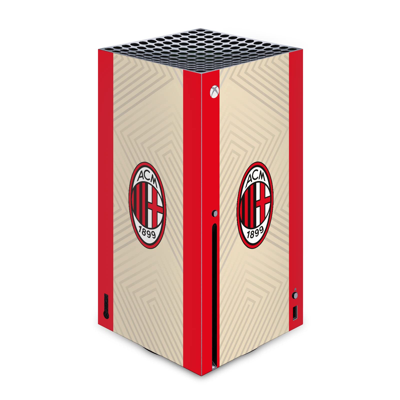 Head Case Designs Officially Licensed AC Milan Away 2021/22 Crest Kit Vinyl Sticker Gaming Skin Decal Cover Compatible with Xbox Series X Console