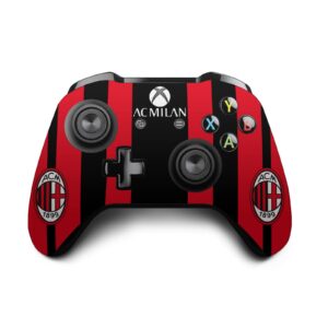 Head Case Designs Officially Licensed AC Milan Home 2021/22 Crest Kit Vinyl Sticker Gaming Skin Decal Cover Compatible with Xbox One S/X Controller