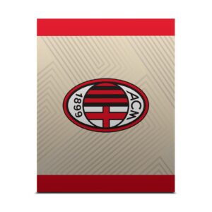 Head Case Designs Officially Licensed AC Milan Away 2021/22 Crest Kit Vinyl Sticker Gaming Skin Decal Cover Compatible with Xbox One X Console and Controller Bundle