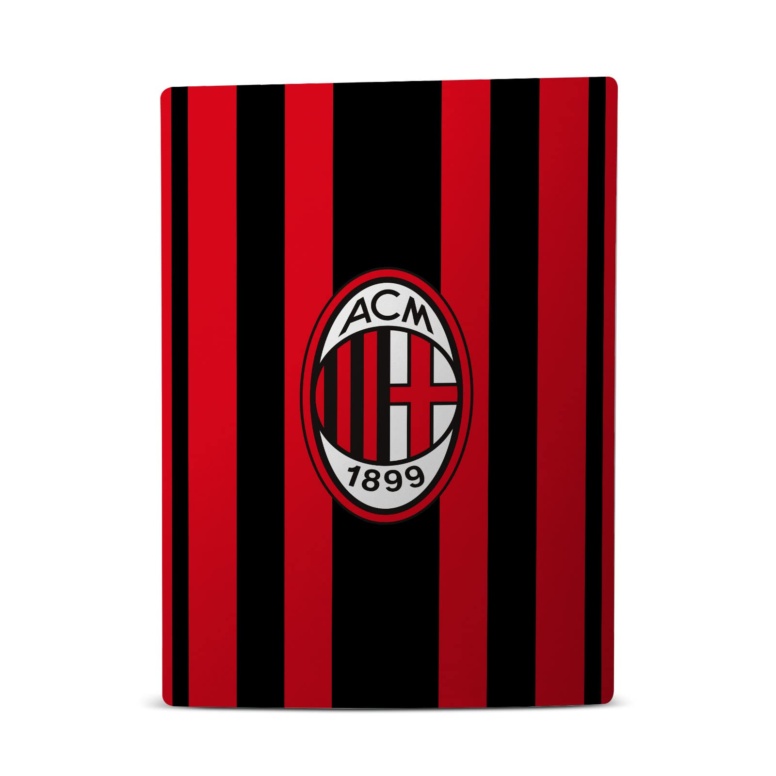 Head Case Designs Officially Licensed AC Milan Home 2021/22 Crest Kit Vinyl Faceplate Sticker Gaming Skin Decal Cover Compatible With Sony PlayStation 5 PS5 Disc Edition Console & DualSense Controller