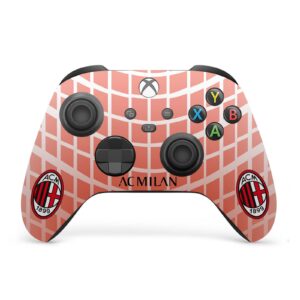 Head Case Designs Officially Licensed AC Milan Away 2020/21 Crest Kit Vinyl Sticker Gaming Skin Decal Cover Compatible with Xbox Series X Console and Controller Bundle