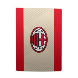 Head Case Designs Officially Licensed AC Milan Away 2021/22 Crest Kit Vinyl Faceplate Sticker Gaming Skin Decal Cover Compatible with Sony Playstation 5 PS5 Digital Edition Console