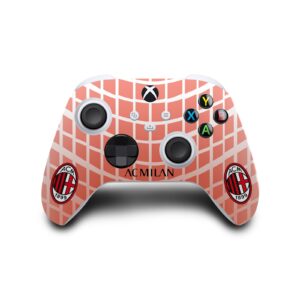 Head Case Designs Officially Licensed AC Milan Away 2020/21 Crest Kit Vinyl Sticker Gaming Skin Decal Cover Compatible with Xbox Series S Console and Controller Bundle