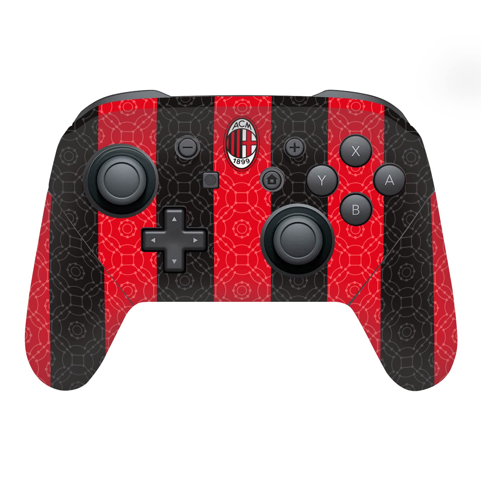 Head Case Designs Officially Licensed AC Milan Home 2020/21 Crest Kit Vinyl Sticker Gaming Skin Decal Cover Compatible with Nintendo Switch Pro Controller